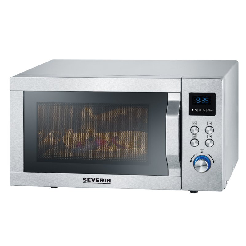 SEVERIN micro-ondes MW 7774, fonction grill et air chaud, 900 watts, 25 litres